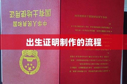 黄圃出生证明制作的流程