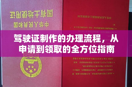 黄圃驾驶证制作的办理流程，从申请到领取的全方位指南