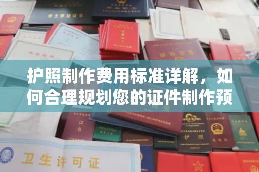 黄圃护照制作费用标准详解，如何合理规划您的证件制作预算
