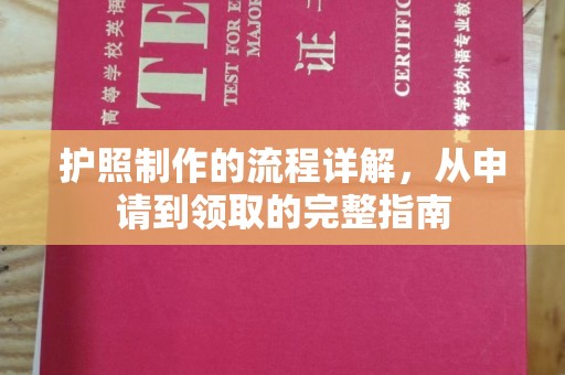 黄圃护照制作的流程详解，从申请到领取的完整指南